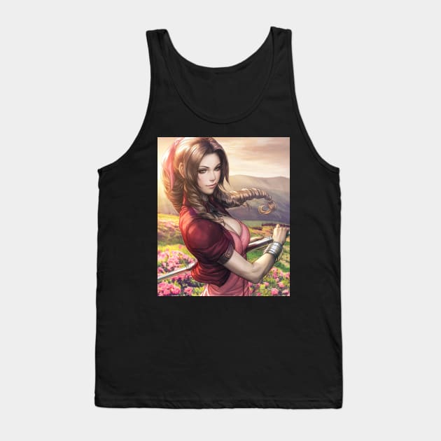 Aerith My Spellcaster Tank Top by SkyfrNight